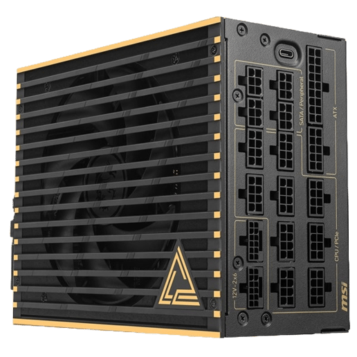 1600W MSI MEG Ai1600T PCIE5 Modular 80 Plus Titanium PSU
