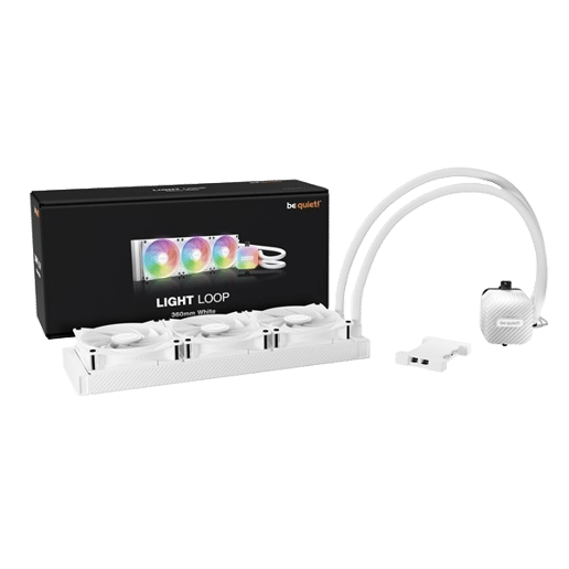 Be Quiet! Light Loop 360mm Liquid CPU Cooler in White