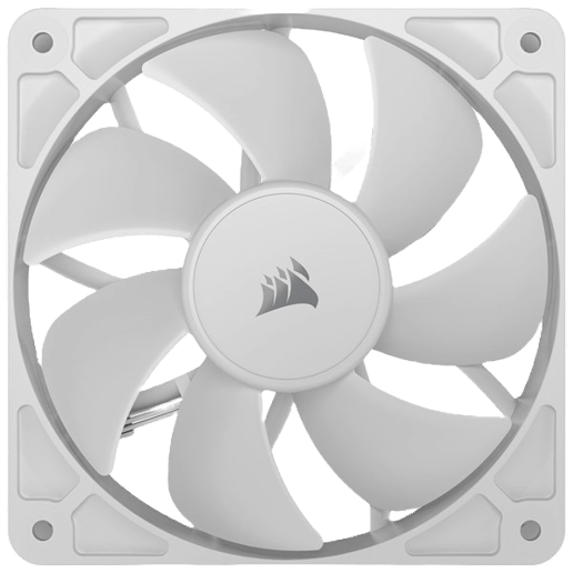 Corsair RS120 120mm PWM Chassis Fan in White