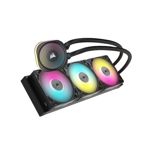 Corsair iCUE LINK TITAN 360 RX RGB 360mm All-in-One Liquid CPU Cooler in Black