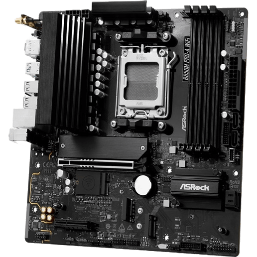 ASRock B850M Pro-A WiFi mATX Motherboard for AMD Socket AM5 CPUs