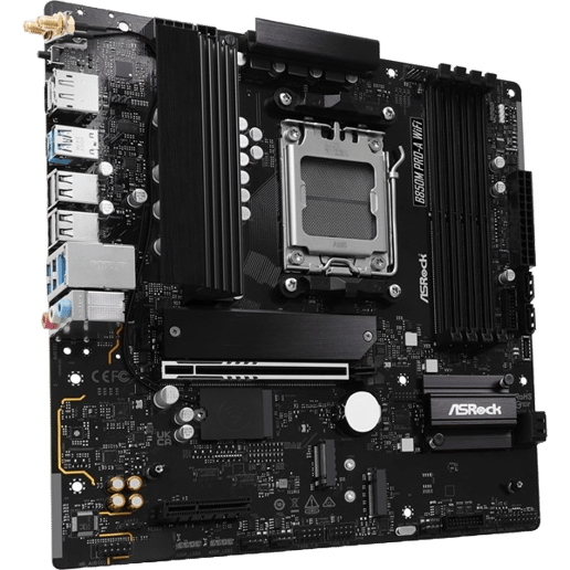 ASRock B850M Pro-A WiFi mATX Motherboard for AMD Socket AM5 CPUs