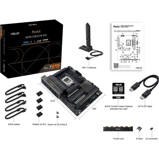 ASUS ProArt X870E-Creator WiFi ATX Motherboard for AMD Socket AM5 CPUs