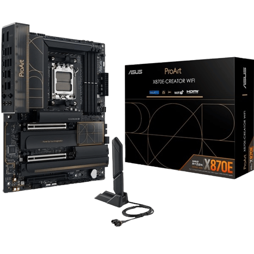 ASUS ProArt X870E-Creator WiFi ATX Motherboard for AMD Socket AM5 CPUs