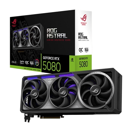 ASUS GeForce RTX 5080 ROG Astral OC 16GB GDDR7 Graphics Card