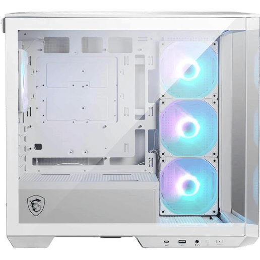 MSI MAG PANO M100R PZ WHITE Mid Tower Gaming Case - White 
