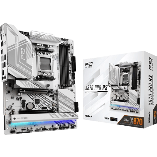 ASRock X870 Pro RS ATX Motherboard for AMD Socket AM5 CPUs