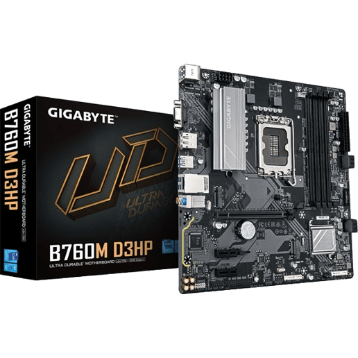 Gigabyte B760M D3HP mATX Motherboard for Intel LGA1700 CPUs