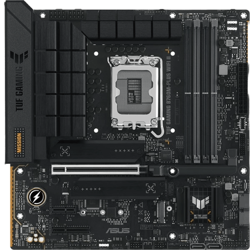 ASUS TUF Gaming B760M-PLUS WiFi II mATX Motherboard for Intel LGA1700 CPUs