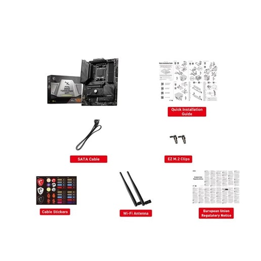 MSI MAG B650 TOMAHAWK WIFI ATX Motherboard for AMD Socket AM5 CPUs