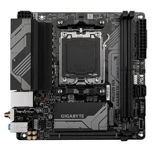 Gigabyte A620I AX ITX Motherboard for AMD AM5 CPUs