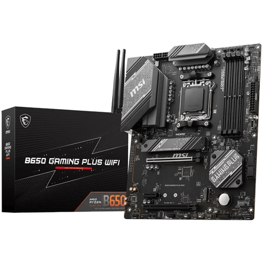 MSI B650 GAMING PLUS WIFI ATX Motherboard for AMD AM5 CPUs