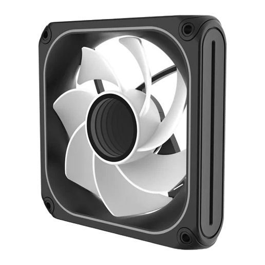 Powercool Breeze 120mm ARGB Black 4pin PWM PC Cooling Infinity Reverse Fan