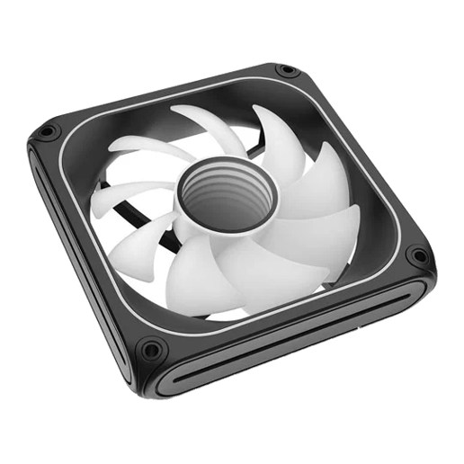 Powercool Breeze 120mm ARGB Black 4pin PWM PC Cooling Infinity Fan