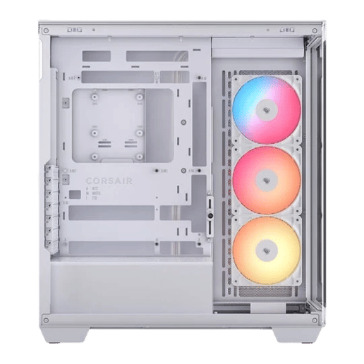 Corsair 3500X RS-R ARGB Mid Tower Gaming Case in White