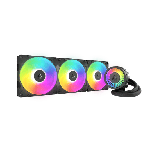 ARCTIC Liquid Freezer III Pro A-RGB 420mm Liquid CPU Cooler, P14 Pro PWM Fans & PWM Controlled Pump, Black