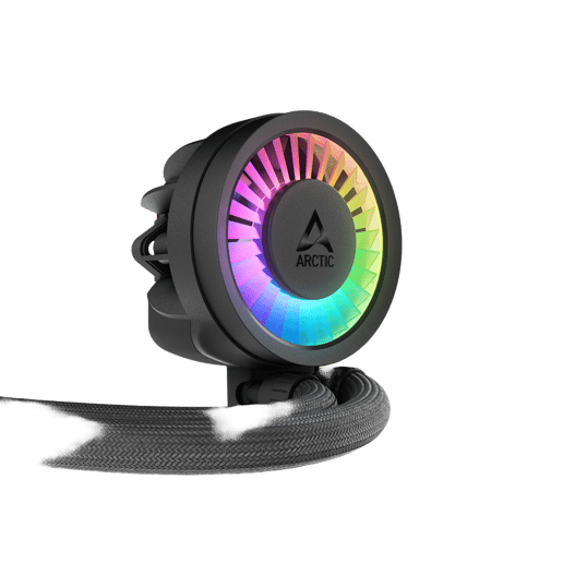ARCTIC Liquid Freezer III Pro A-RGB 420mm Liquid CPU Cooler, P14 Pro PWM Fans & PWM Controlled Pump, Black