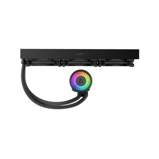 ARCTIC Liquid Freezer III Pro A-RGB 420mm Liquid CPU Cooler, P14 Pro PWM Fans & PWM Controlled Pump, Black