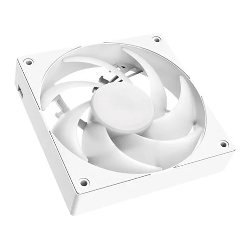 Powercool High Flow 120mm ARGB White 4pin PWM PC Cooling Fan