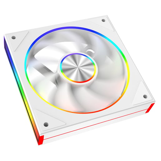 CiT Saturn 120mm ARGB White 4pin PWM PC Cooling Infinity Fan