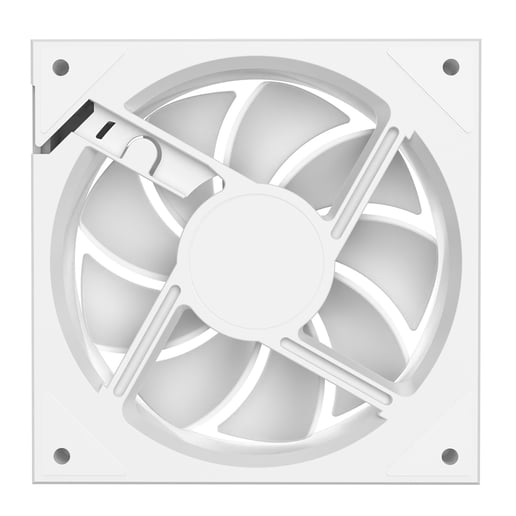 CiT Saturn 120mm ARGB White 4pin PWM PC Cooling Infinity Fan