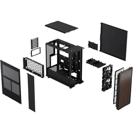 Fractal North Mid Tower Case - Black 