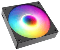 Powercool High Flow 120mm ARGB Black 4pin PWM PC Cooling Fan