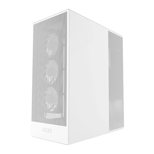 NZXT H7 Flow RGB Mid Tower Case - White 