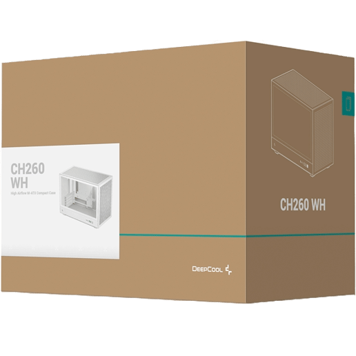DeepCool CH260 WH SFF Case - White 