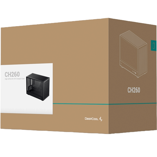 DeepCool CH260 SFF Case - Black 