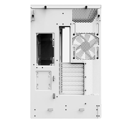 NZXT H9 Flow RGB+ Mid Tower Gaming Case - White 