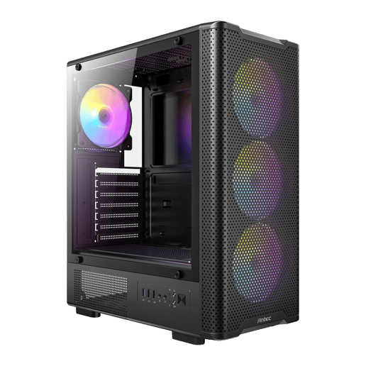 Antec Antec VX310 ARGB Mid-Tower Gaming PC Case - Pre-In Mid Tower Case - Black 