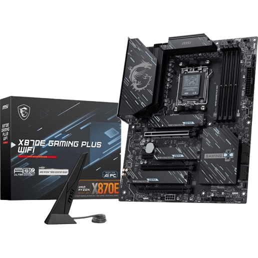 MSI X870E GAMING PLUS WIFI ATX Motherboard for AMD Socket AM5 CPUs