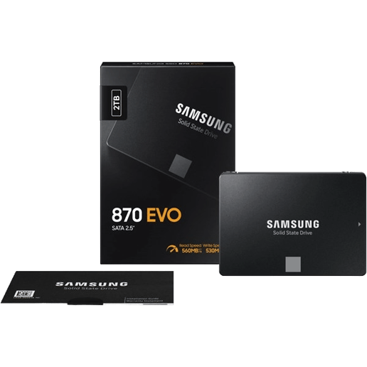 2TB Samsung 870 EVO 2.5" SATA III Solid State Drive