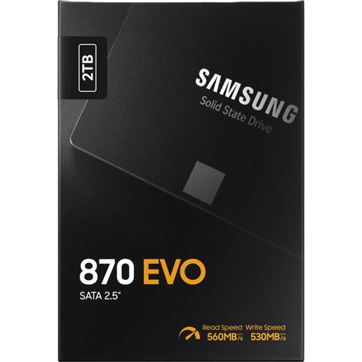 2TB Samsung 870 EVO 2.5" SATA III Solid State Drive