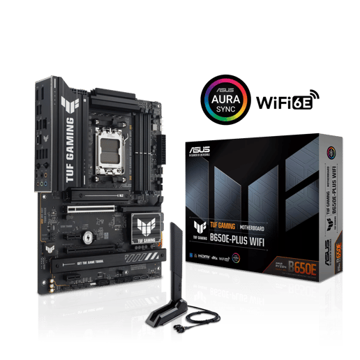 ASUS TUF GAMING B650E-PLUS WIFI AMD B650 Socket AM5 ATX Motherboard