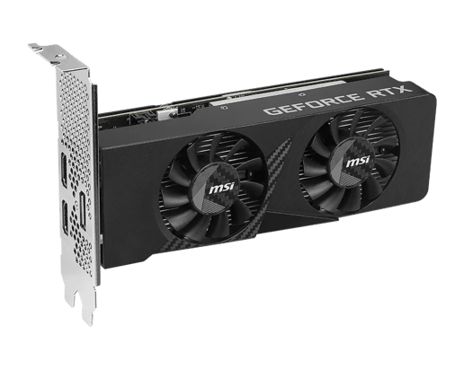 MSI GeForce RTX 3050 LP OC 6GB GDDR6 Low Profile Graphics Card