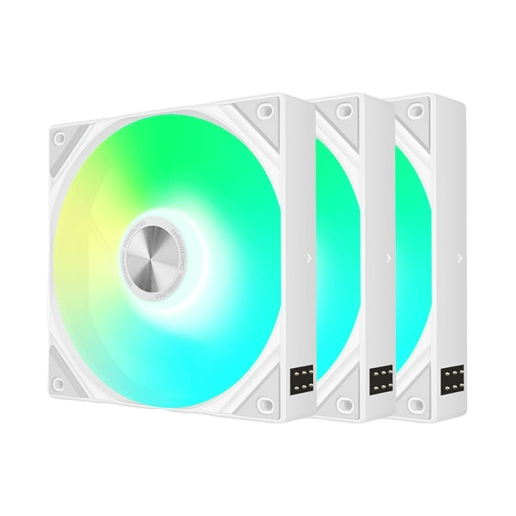 TRYX ROTA SL 120 ARGB Fan in White - Reverse 120mm Triple Pack