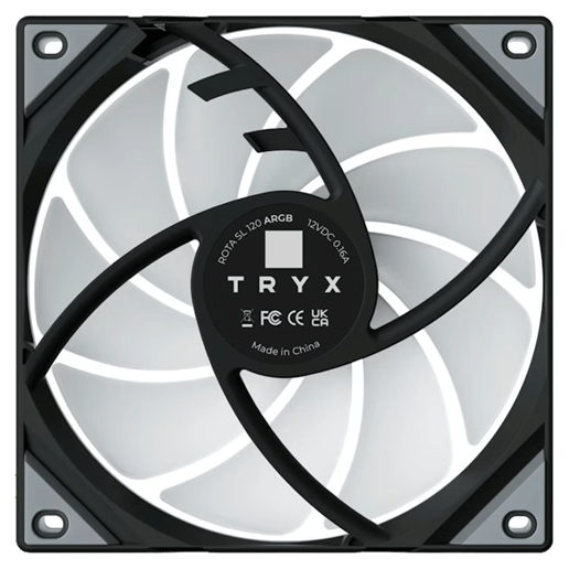 TRYX ROTA SL 120 ARGB Fan in Black - 120mm Triple Pack