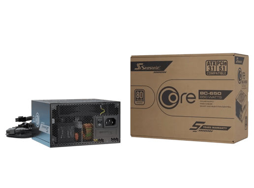 650W Seasonic SRP-CBC651-A5A51JF 80 Plus Bronze PSU