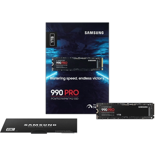 1TB Samsung 990 PRO M.2 2280 PCI Express 4.0 x4 NVMe Solid State Drive