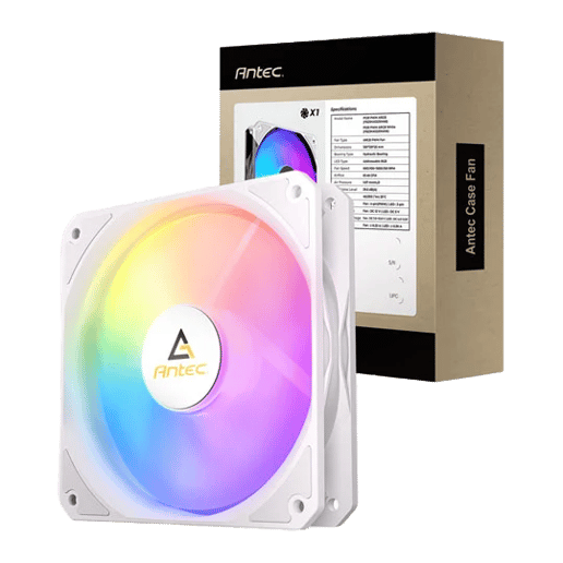 Antec P12R Reverse ARGB 120mm PWM Case Fan in White
