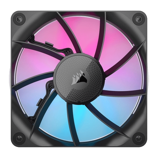 Corsair iCUE LINK RX120 RGB 120mm PWM Starter Kit of Three Case Fans in Black