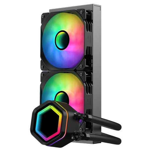Edge Black ARGB All-In-One 240mm Intel and AMD CPU Infinity Watercooler