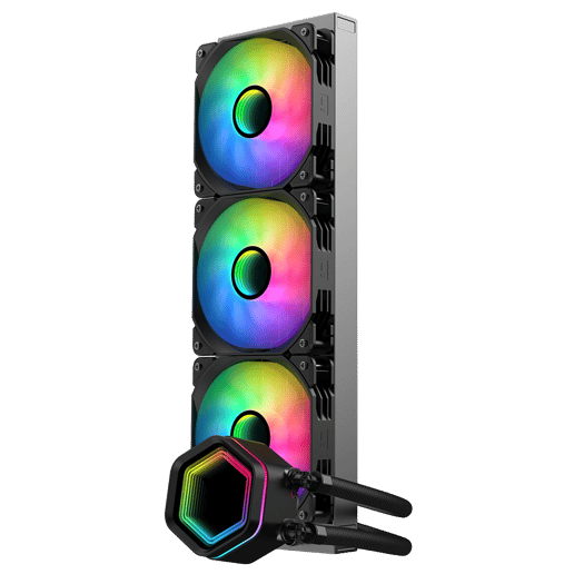 Edge Black ARGB All-In-One 360mm Intel and AMD CPU Infinity Watercooler