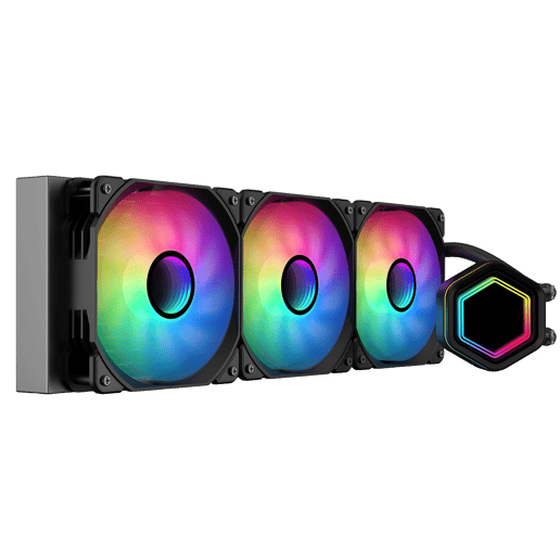 Edge Black ARGB All-In-One 360mm Intel and AMD CPU Infinity Watercooler