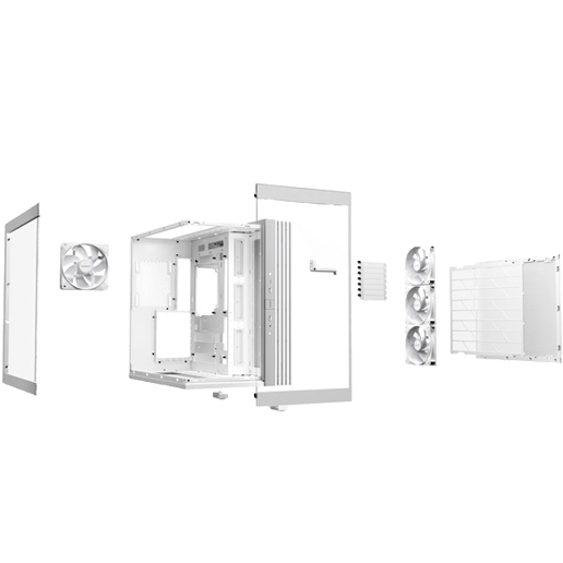 Be Quiet! Light Base 600 LX Mid Tower Gaming Case - White 