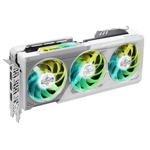 ASRock Radeon RX 9070 XT Steel Legend 16GB GDDR6 Graphics Card