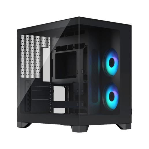 Fractal Pop 2 Vision B RGB Mid Tower Gaming Case - Black 