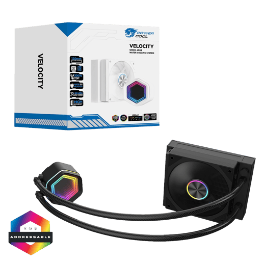 Powercool Velocity 120mm Watercooler Black